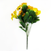 искусственные цветы анютины глазки цвета желтый 1