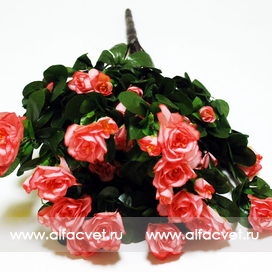 искусственные цветы азалия цвета темно-розовый с розовым 45