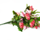 искусственные цветы букет ассорти (пион, георгина, гербера) цвета красный с розовым 42