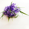искусственные цветы букет из луговых цветов цвета синий 12