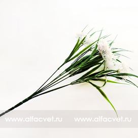 искусственные цветы букет из луговых цветов цвета белый 6
