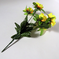искусственные цветы букет роз цвета желтый 1