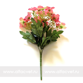 искусственные цветы фиалка цвета розовый 5