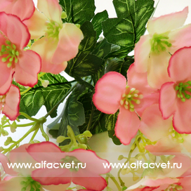 искусственные цветы фиалка цвета розовый 5