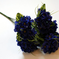 искусственные цветы фиалка цвета синий 12