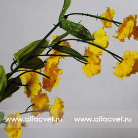 искусственные цветы гипсофила цвета желтый 1