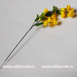 искусственные цветы гипсофила цвета желтый 1