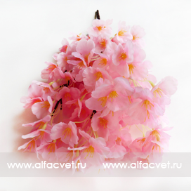 искусственные цветы глициния цвета светло-розовый 9
