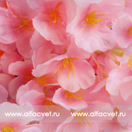 искусственные цветы глициния цвета светло-розовый 9