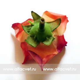 искусственные цветы головка роз диаметр 5 цвета розовый 5