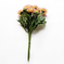 искусственные цветы букет гвоздик цвета желтый с розовым 18