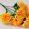 искусственные цветы хризантемы цвета светло-оранжевый 25