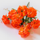 искусственные цветы букет хризантем цвета оранжевый 2