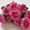 искусственные цветы камелия цвета малиновый 11