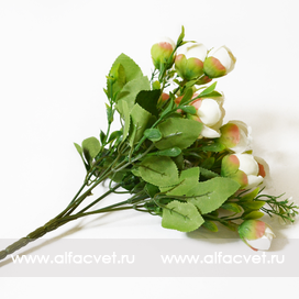 искусственные цветы камелия цвета кремовый 24