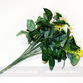 искусственные цветы камелия цвета желтый 1