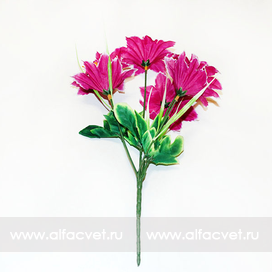 искусственные цветы колокольчики цвета малиновый 11