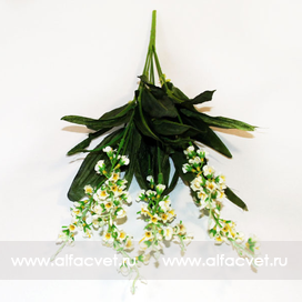 искусственные цветы лаванда цвета белый 6