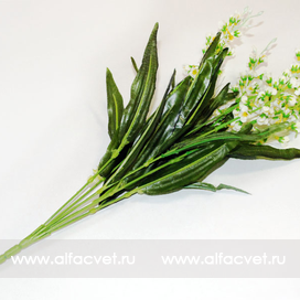 искусственные цветы лаванда цвета белый 6