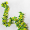 искусственные цветы цепь лиана с ромашками цвета желтый 1