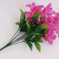искусственные цветы лилии цвета малиновый 11