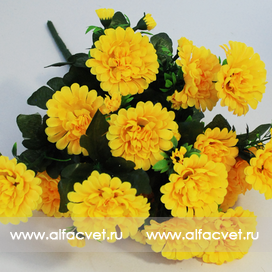 искусственные цветы маргаритки цвета желтый 1