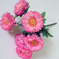 искусственные цветы букет маргариток с добавкой цвета розовый 5