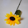 искусственные цветы подсолнух цвета желтый 1