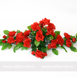 искусственные цветы подставка роз цвета красный 4