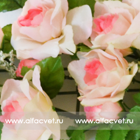 искусственные цветы подставка роз цвета розовый 5