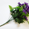 искусственные цветы ромашка цвета фиолетовый 7
