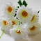 искусственные цветы ромашки цвета белый 6