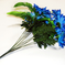 искусственные цветы ромашки с папоротником цвета синий 12