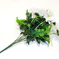 искусственные цветы ромашки с папоротником цвета белый 6