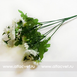 искусственные цветы букет ромашек цвета белый 6