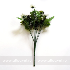 искусственные цветы букет ромашек цвета белый 6