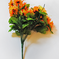 искусственные цветы букет ромашек цвета желтый с оранжевым 17