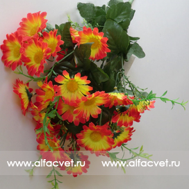 искусственные цветы ромашка цвета оранжевый 2