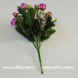 искусственные цветы розы цвета сиреневый 8