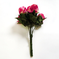 искусственные цветы букет роз цвета малиновый 11