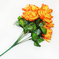 искусственные цветы розы цвета оранжевый 2