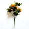 искусственные цветы букет роз цвета желтый 1