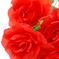 искусственные цветы розы цвета красный 4