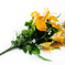 искусственные цветы роза-лилия цвета желтый 1