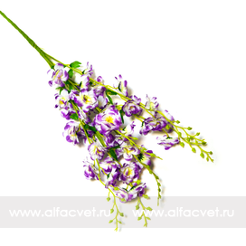 искусственные цветы сакура цвета фиолетовый с белым 15