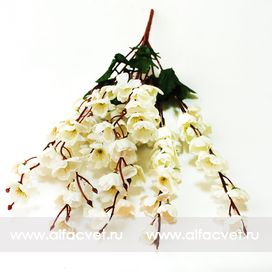 искусственные цветы сакура цвета белый 6