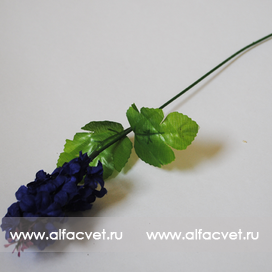 искусственные цветы сирень цвета синий 12