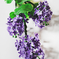искусственные цветы ветка сирени (пластмассовая) цвета фиолетовый 7