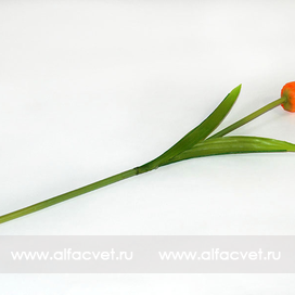 искусственные цветы тюльпан цвета оранжевый 2