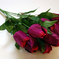 искусственные цветы тюльпан цвета малиновый 11
